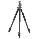 Alta Pro 263AB (Gen 2) Professional Aluminum Full-Size Camera & Video Tripod w/ Ball Head & 26mm Legs
