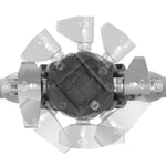 Vanguard EQ-Precision 3QS A Aluminum Gun Bipod with Ball Head & Quick-Release Pic Rail Adapter – Extended Height Shooting Support (13–27