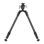 Vanguard EQ-Precision 3QS A Aluminum Gun Bipod with Ball Head & Quick-Release Pic Rail Adapter – Extended Height Shooting Support (13–27