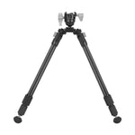 Vanguard EQ-Precision 3QS A Aluminum Gun Bipod with Ball Head & Quick-Release Pic Rail Adapter – Extended Height Shooting Support (13–27