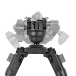 Vanguard EQ-Precision 3QS C Carbon Shooting Bipod | Ball Head Picatinny Rail Hunting Bipod