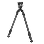 Vanguard EQ-Precision 3QS C Carbon Shooting Bipod | Ball Head Picatinny Rail Hunting Bipod