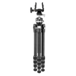 Vanguard Endeavor BT 264CGM65 Compact Packable Carbon Shooting Tripod w/ Low-Profile Ball Head and Compact Gun Mount Clamp