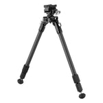 Vanguard Equalizer 3ARCA C Carbon Fiber Shooting Bipod | ARCA-Compatible Hunting Bipod for Prone, Sitting, Kneeling