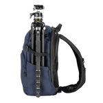 Vanguard VEO Lite B20L Camera & Everyday Backpack (Navy) – Fits Full-Frame Camera with 70–200mm Attached + 3 Lenses, 14