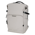 Vanguard VEO Lite B25L Camera & Everyday Backpack (Cream) – Fits Full-Frame Camera with 70–200mm Attached + 3–4 Lenses, 16