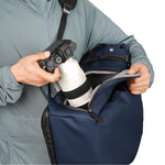 Vanguard VEO Lite B30L Camera & Everyday Backpack (Navy) – Fits Full-Frame Camera with 70–200mm Attached + 4 Lenses, 16