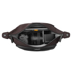 Vanguard VEO Lite S4L Camera & Everyday Shoulder Bag (Chocolate) – Fits Mirrorless Camera + 1–2 Lenses, 8.3