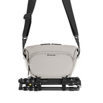 Vanguard VEO Lite S4L Camera & Everyday Shoulder Bag (Cream) – Fits Mirrorless Camera + 1–2 Lenses, 8.3