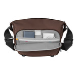 Vanguard VEO Lite S7L Camera & Everyday Shoulder Bag (Chocolate) – Fits Mirrorless Camera + Multiple Lenses, Tablet Storage, Removable Dividers, Easy-Clean Water-Resistant Design