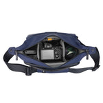 Vanguard VEO Lite S7L Camera & Everyday Shoulder Bag (Navy) – Fits Mirrorless Camera + Multiple Lenses, Tablet Storage, Removable Dividers, Easy-Clean Water-Resistant Design