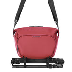 Vanguard VEO Lite S7L Camera & Everyday Shoulder Bag (Red) – Fits Mirrorless Camera + Multiple Lenses, Tablet Storage, Removable Dividers, Easy-Clean Water-Resistant Design