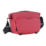 Vanguard VEO Lite S7L Camera & Everyday Shoulder Bag (Red) – Fits Mirrorless Camera + Multiple Lenses, Tablet Storage, Removable Dividers, Easy-Clean Water-Resistant Design