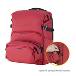 Vanguard VEO Lite S2L Camera & Everyday Shoulder Bag (Red) – 2L Compact Capacity, Fits Compact Kit, Lightweight, Easy-Clean Water-Resistant Design
