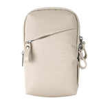 Vanguard VEO Metro SP Smartphone Pouch (Cream) – Fits Large Smartphones (Including iPhone 16/17 Pro Max), Dual Padded Compartments, Removable Strap, Weather-Resistant Design