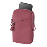 Vanguard VEO Metro SP Smartphone Pouch (Magenta) – Fits Large Smartphones (Including iPhone 16/17 Pro Max), Dual Padded Compartments, Removable Strap, Weather-Resistant Design